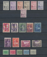 1928/1933 N° 266A/K En 377/83 'Antwerpse - Verzamelingen