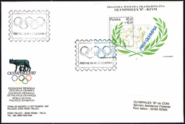 OLYMPIC GAMES - POLAND WARSAW 1987 - PARTECIPATION IN WORLD OLYMPIC PHILATELIC EXHIBITION - OLYMPHILEX ´87 - Sommer 1988: Seoul