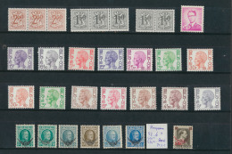 1929/1982, Samenstelling Dienstzegels, W - Autres & Non Classés