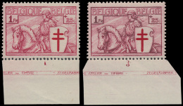 N° 394/99, Samenstelling Van 12 Plaatnrs - Unused Stamps
