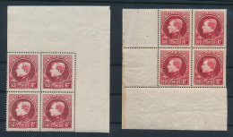 N° 291 B En 292A '50 Fr Bruinachtig Wijn - 1929-1941 Big Montenez