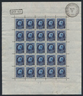 N° 187 '50c Donkerblauw' (velletje Van 2 - 1921-1925 Piccolo Montenez