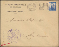 1914, N° 125 Op Brief Van De Nationale B - Other & Unclassified