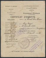 1914, Identiteitsbewijs Afgeleverd Comma - Altri & Non Classificati