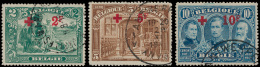 N° 161/63 '2F, 5F En 10F', Zm (OBP € 1.3 - 1918 Croce Rossa