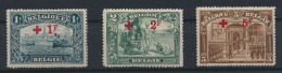 N° 160/62 '1F + 1F, 2F + 2F En 5F + 5F' - 1918 Red Cross