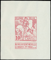 Caritas 1910, Type Montald Gelijnde Acht - 1910-1911 Caritas