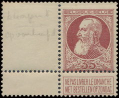 N° 77-Cu '35c Bruinrood' Met Mooie Curio - 1905 Grosse Barbe