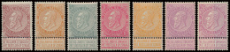 N° 53/67 'Volledige Reeks' Met CERT., Zm - 1893-1900 Fijne Baard