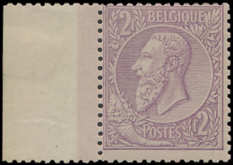 N° 52 '2Fr Violet Op Lichtpaars' Met Bla - 1884-1891 Leopoldo II