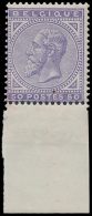 N° 41 '50c Lichtviolet' Met Onderbladboo - 1883 Leopoldo II