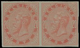 Leopold II 20c, Kleurproefdruk Vd Plaat - 1883 Léopold II