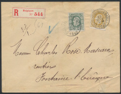 N° 30 En 32, Op Mooie Recobrief Charlero - 1869-1883 Leopoldo II