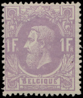 N° 36 '1F Mauve' Perfecte Postfrisse Gom - 1869-1883 Leopoldo II