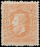 N° 33a '30c Roodoker', Zm (OBP € 250) - 1869-1883 Leopoldo II