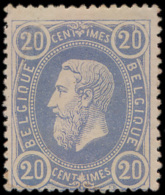 N° 31a '25c Lichtultramarijn', Zm (OBP € - 1869-1883 Leopoldo II