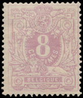 N° 29 '8c Violet', Zm (OBP € 230) - 1869-1883 Léopold II