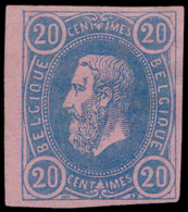 Beeltenis Leopold II 20c, Aangenomen Typ - Proofs & Reprints