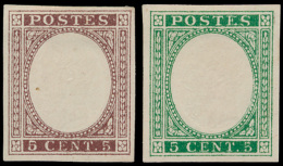 Beeltenis Leopold II - 5c '4° Voorstel V - Proofs & Reprints