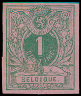 Liggende Leeuw 1c, Aangenomen Type, Kleu - 1869-1888 Lying Lion