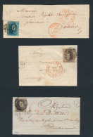 1851,Samenstelling Van 3 Medaillonbrieve - 1849-1865 Medaillons (Varia)