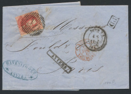 N° 16, Op Brief Via Nord N° 1, Van 11 Ju - 1863-1864 Médaillons (13/16)