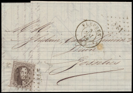 N° 14, Op Brief Uit PT. 128 Fleurus 3 Ma - 1863-1864 Medaillons (13/16)