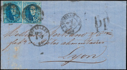 N° 11A (2x) Verschillende Tinten, Op Bri - 1858-1862 Medaglioni (9/12)