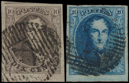 N° 10 En 11 (beide 5x), 10 Uitgezochte Z - 1858-1862 Medallions (9/12)