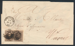 N° 10 (in Paar) Goed Gerand (met 2 Gebur - 1858-1862 Medaillons (9/12)