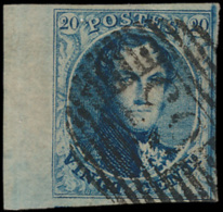 N° 7A (zegel Nr 111 Van Plaat II), Met G - 1851-1857 Medaglioni (6/8)