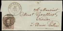 N° 6, Breed Gerand (met Gebuur), Op Mooi - 1851-1857 Medaglioni (6/8)