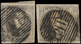 N° 6A 'Dik Karton Papier' (24x), Breed T - 1851-1857 Medallions (6/8)