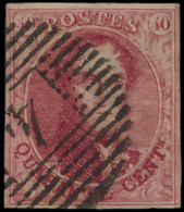 N° 5, Volrandig, Afst. P. 4 Anvers, Mooi - 1849-1850 Médaillons (3/5)