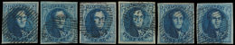N° 4 En 4A (beide 3x), Selectie Van 6 Go - 1849-1850 Médaillons (3/5)