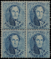 N° 15 B '20c Blauw, Tanding 14 1/2' (Blo - 1849-1865 Médaillons (Autres)