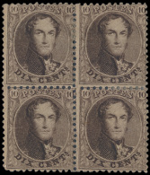 N° 14A '10c Bruin, Tanding 12 1/2 X 13 1 - 1849-1865 Medaillons (Varia)