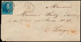 N° 2, Volrandig, Op Briefomslag Uit D. 1 - 1849 Schulterklappen
