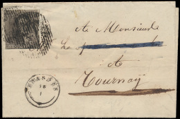 N° 1, 3 Randen (met Gebuur) Onderaan Ger - 1849 Mostrine