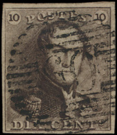 N° 1, Zeer Goed Gerand, Lichte Centrale - 1849 Epaulettes