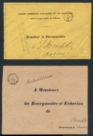 1872/1890, 2 Brieven In Portvrijdom Van - Autres & Non Classés