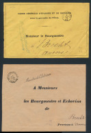 1872/1890, 2 Brieven In Portvrijdom Van - Other & Unclassified