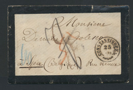 1867, Brief Uit Constantinople Naar Spa - Autres & Non Classés