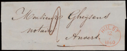 1860, Ongefrankeerde Brief Uit Hulst 12 - Altri & Non Classificati