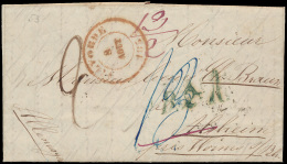 1850/1864, Assortiment Van 9 Brieven Uit - Altri & Non Classificati