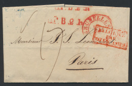 1834, Uit Bruxelles 14 Apr 1834 Naar Par - Other & Unclassified