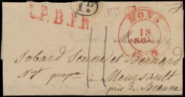 1824/1938, 4 Brieven Van België Naar Fra - Other & Unclassified