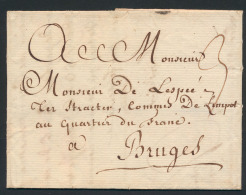 1780/1810 Gent, Bundeltje Met Oude Akten - Other & Unclassified