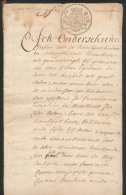 1749, Brugge, Verdeelakte Uit 1749, 16 P - Andere & Zonder Classificatie