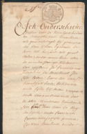 1749, Brugge, Verdeelakte Uit 1749, 16 P - Altri & Non Classificati